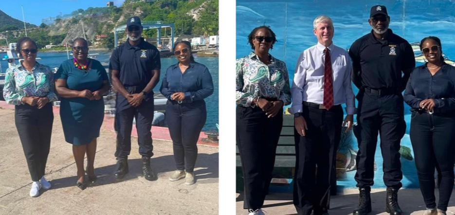 Prime Minister and Minister of Justice Embarked on Enlightening Voyage with Dutch Caribbean Coast Guard to Explore Sister Islands